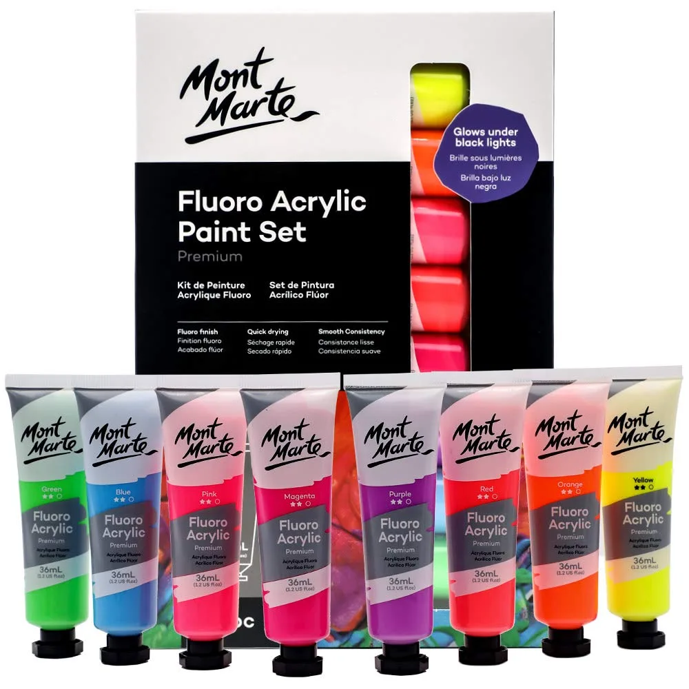 Mont Marte acrylic paint tube set image 2