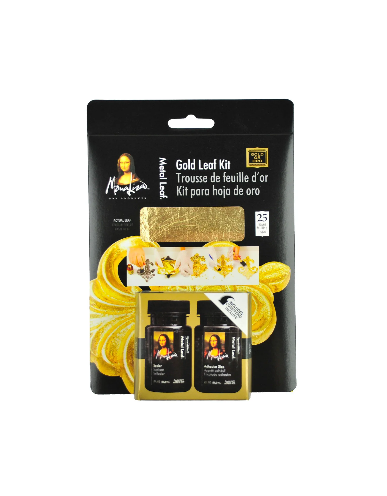 Speedball Mona Lisa gold leaf kit