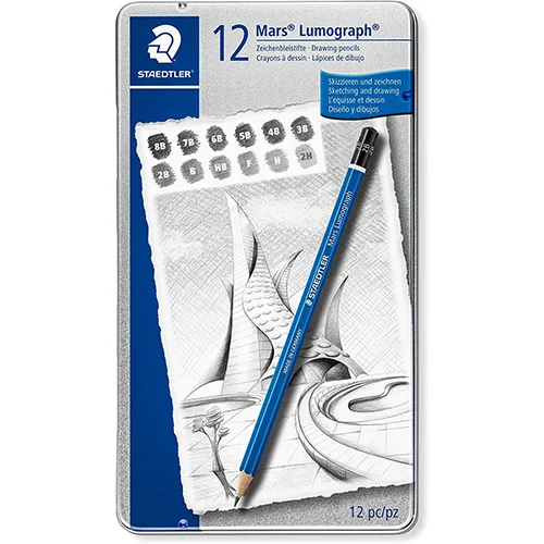 Staedtler Mars Lumograph pencil set image 3