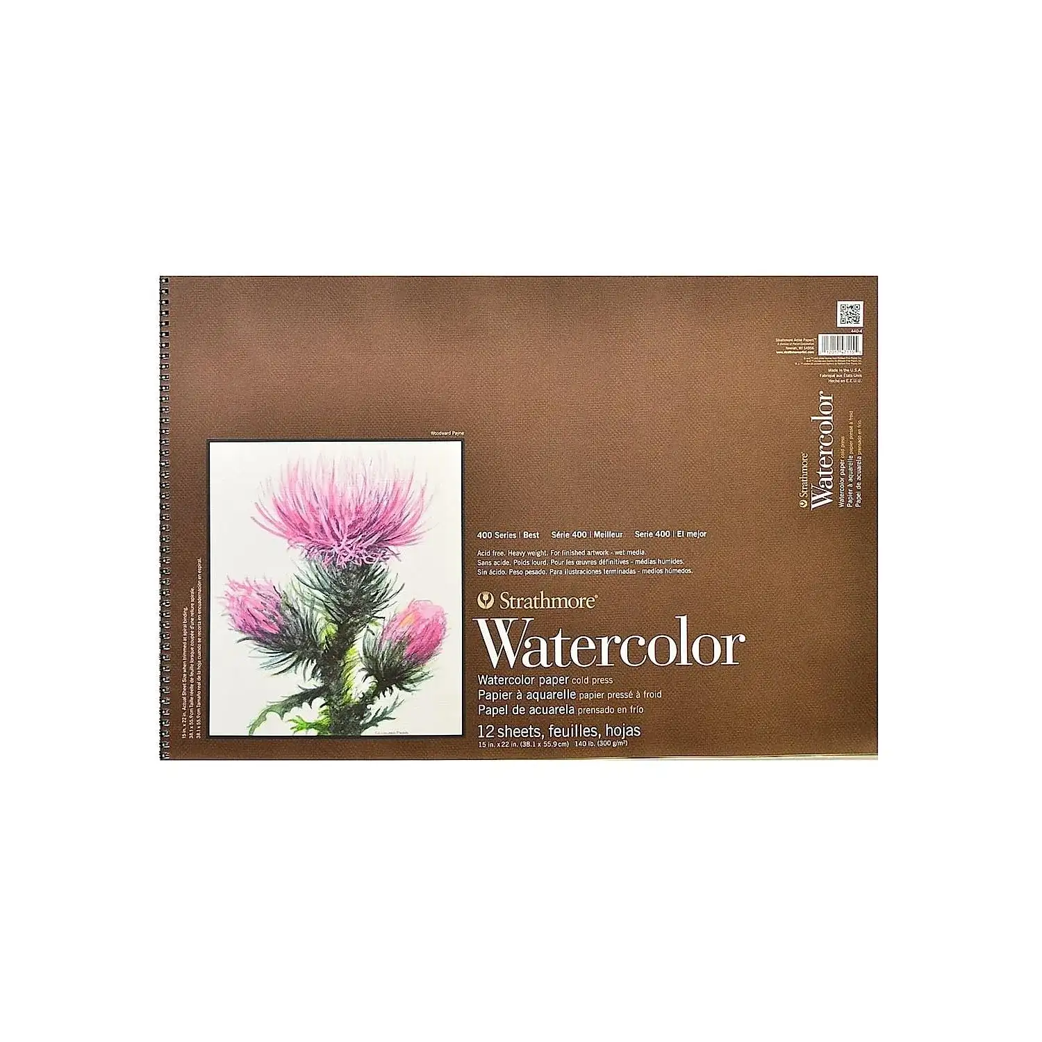 Strathmore 400 watercolor paper pad image 2